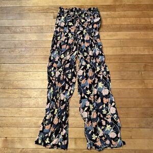 One 5 One Women’s XL Pant La Ruched Drawstring Pull On Hippie Boho